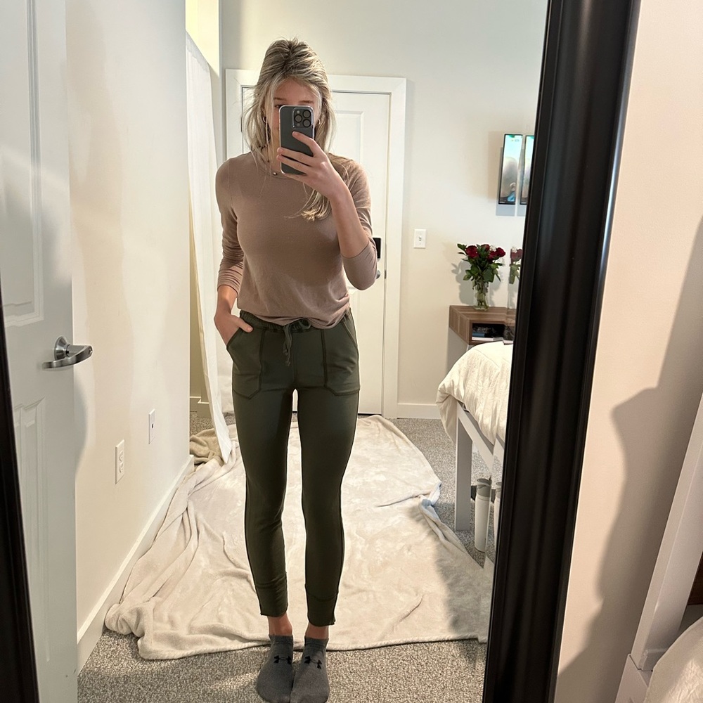 Abercrombie & Fitch Army Green Joggers